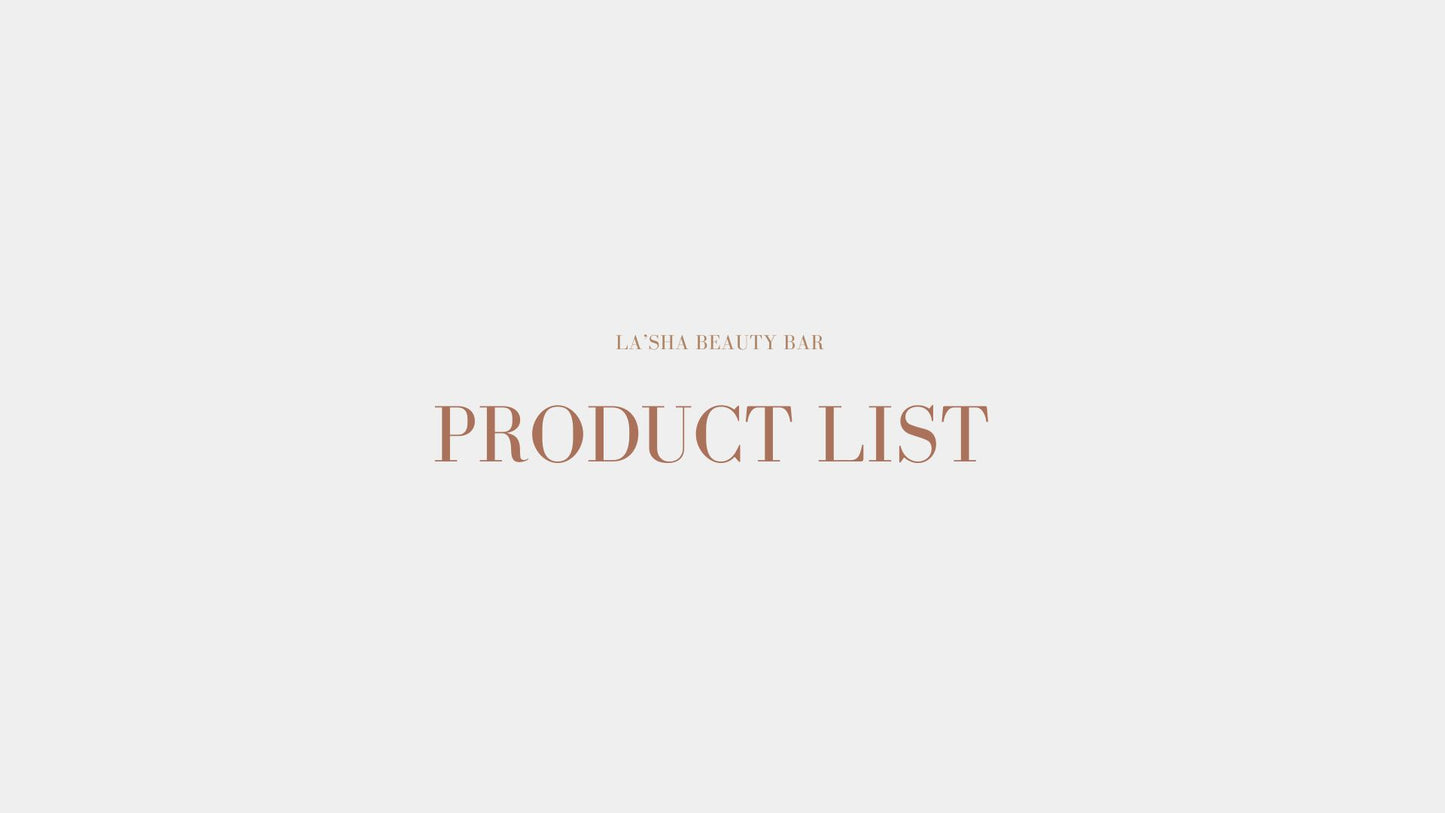 The Ultimate Product List